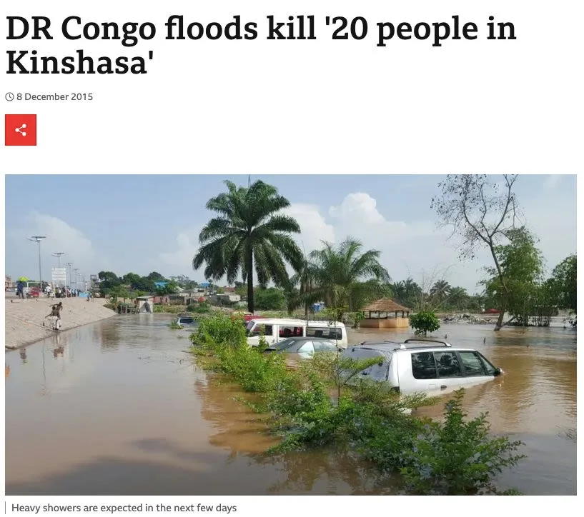 DRC Floods Response